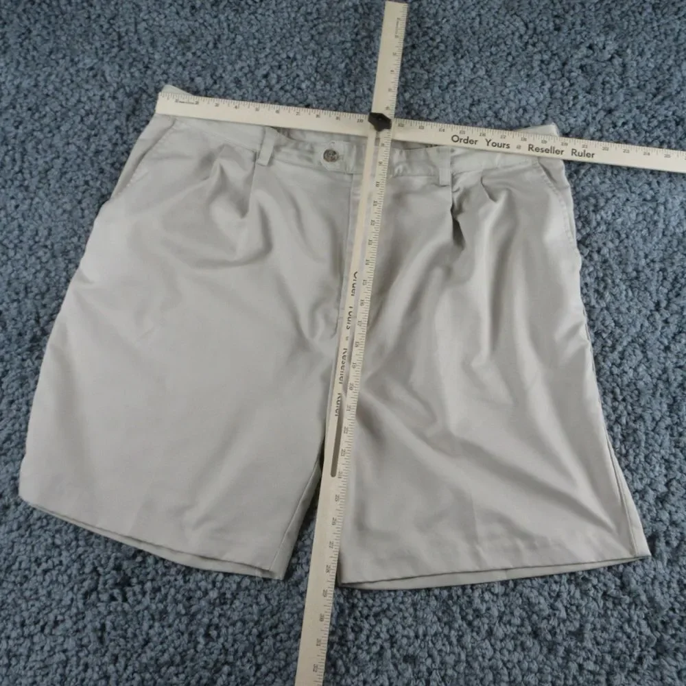 IZOD Shorts Mens 40 Beige Golf Classix Chino 40x9*